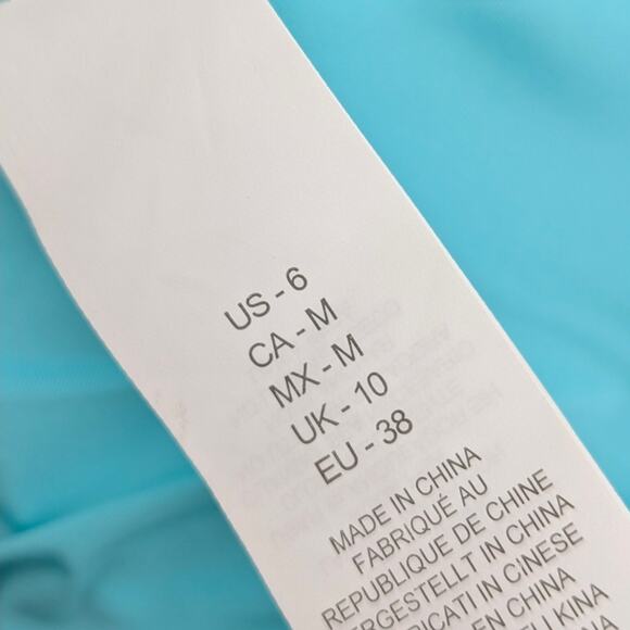 Sunshine 79 Women's Over the Shoulder Thick Strap Swim Top Multi//Palm Size 6 - Picture 9 of 12